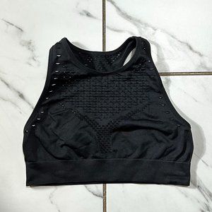 OFFLINE By Aerie Women's Seamless High Neck Sports Bra Black Size XS